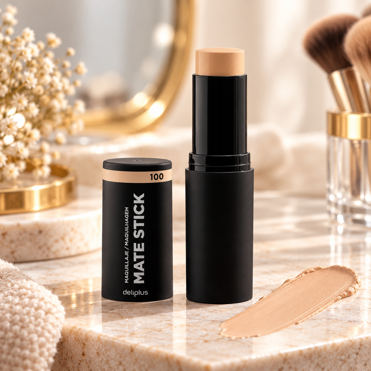 Maquillaje en crema Mate Stick multiusos Deliplus | Stick 10 g