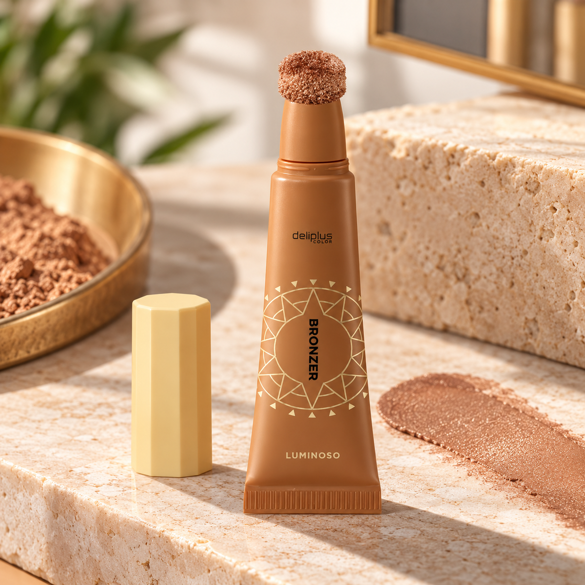 Deliplus Luminous fluid facial bronzer 01 terracotta | 12 ml