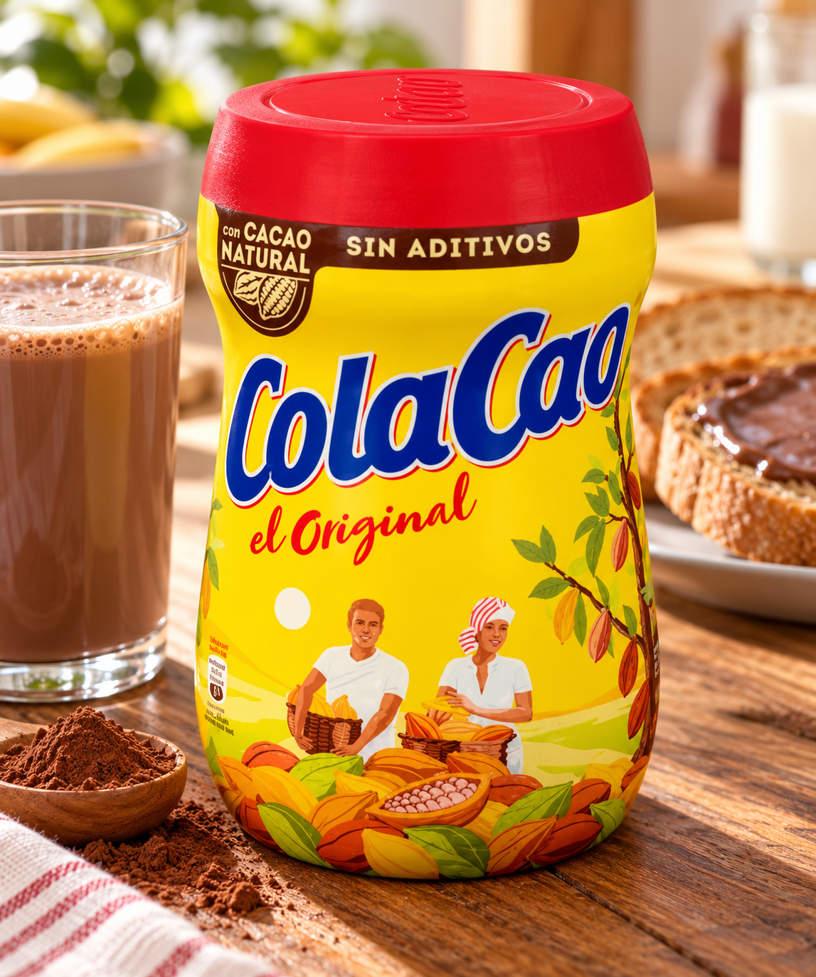 Cacao solubile ColaCao original | Barattolo 760 grammi