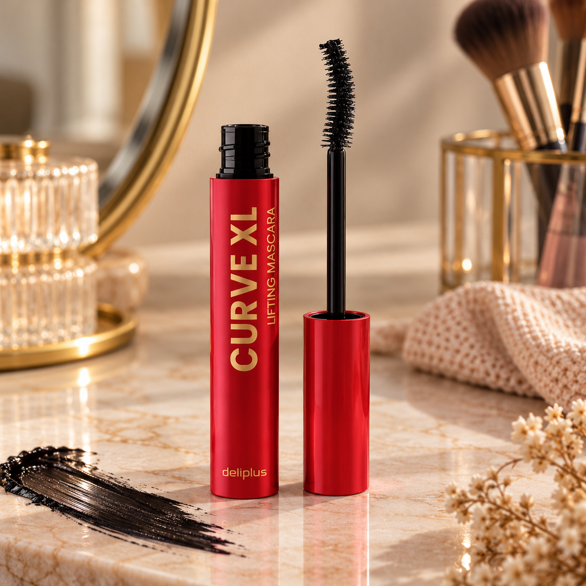 Спирала за мигли Curve XL с лифтинг ефект Deliplus черна | 8,5 мл