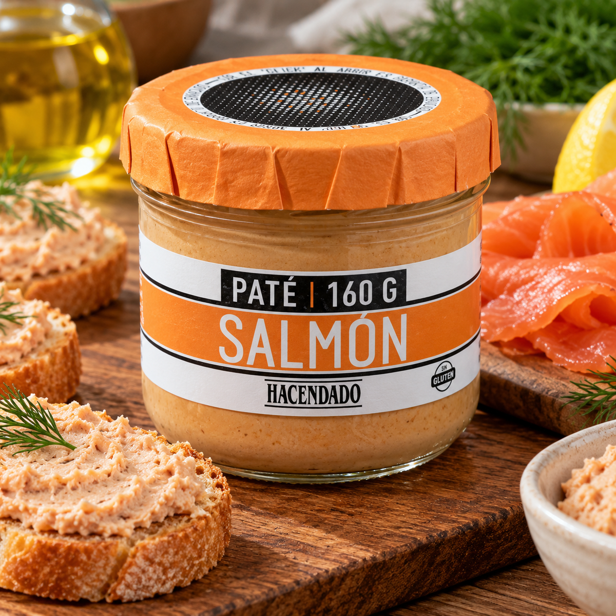 Hacendado Salmon Pâté | Jar 160 g