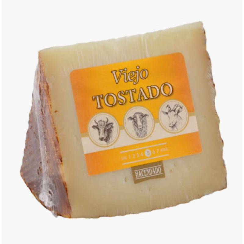 Queso viejo tostado mezcla Hacendado Pieza 395 Gramos aprox.