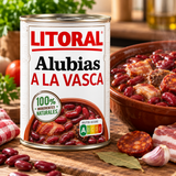 Litoral Gluten-Free Basque-Style Beans 430 g | 100% natural ingredients