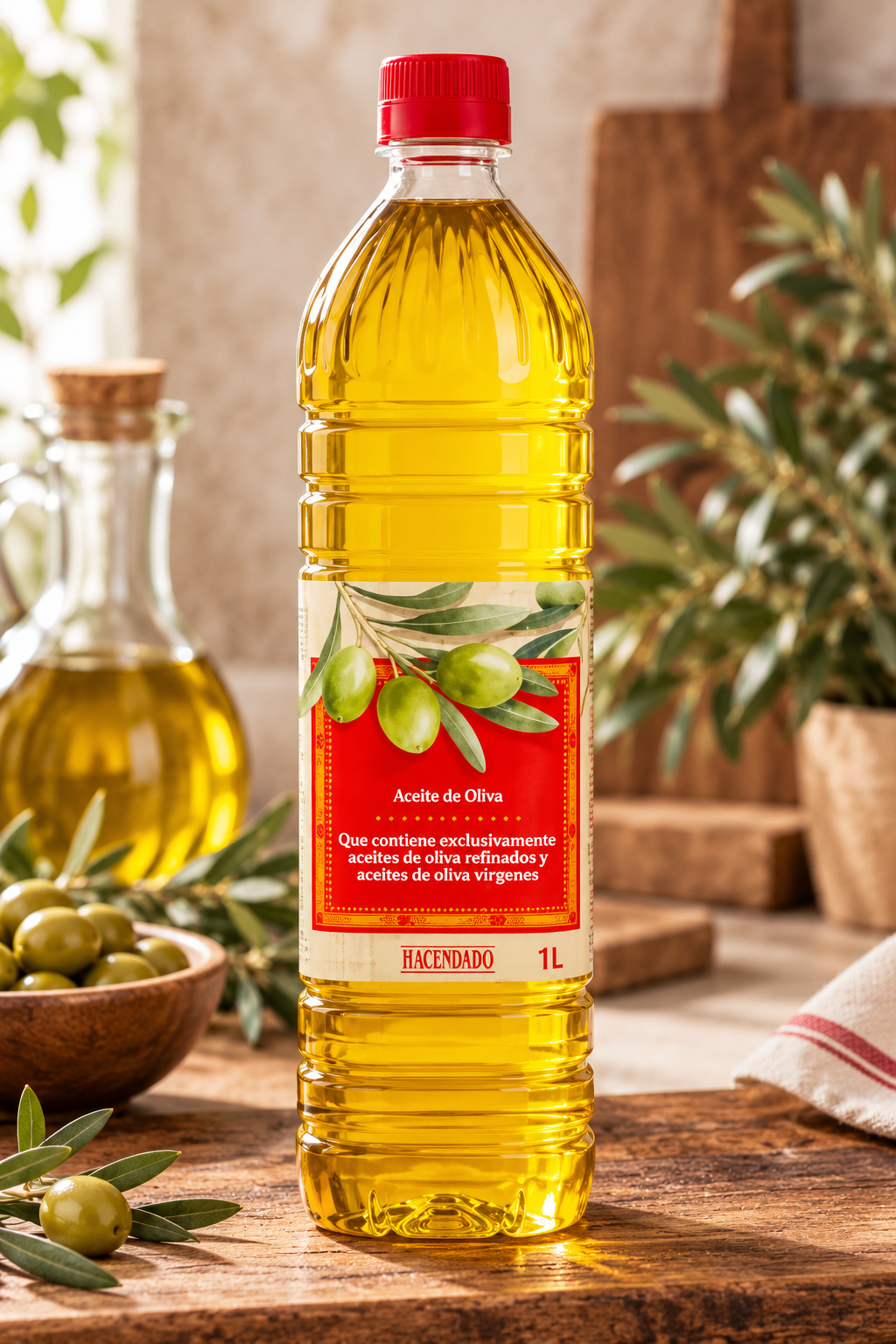 Hacendado Olivenöl 0,4º | 1-Liter-Flasche