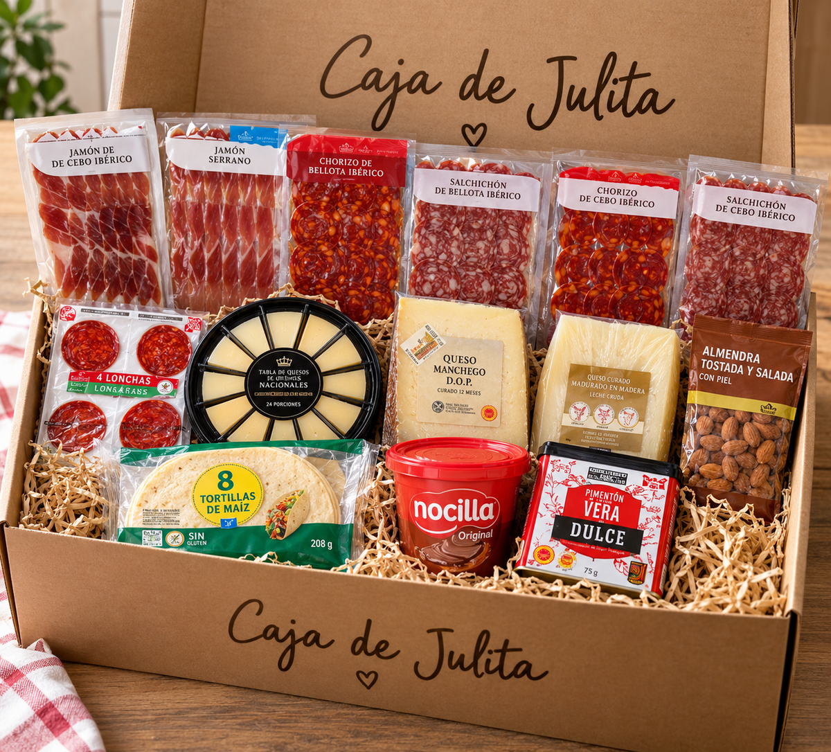 16 glutenfreie spanische Stücke | Julitas Box