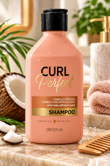 Deliplus Curl Perfect shampoo voor krullend haar geschikt voor de Curly Girl Methode | Fles 400 ml