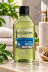 Deliplus versterkende anti-haaruitvalshampoo met ginseng, biotine en salicylzuur | Fles 400 ml