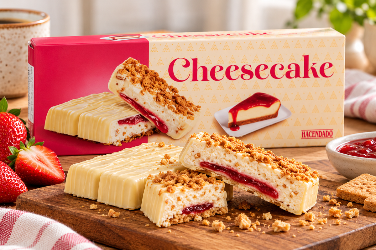 Cheesecake-noga Hacendado | Tablet 150 g