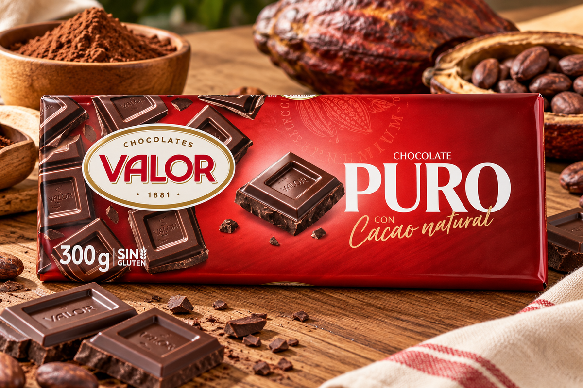 Czekolada gorzka Valor | Tabliczka 300 gramów