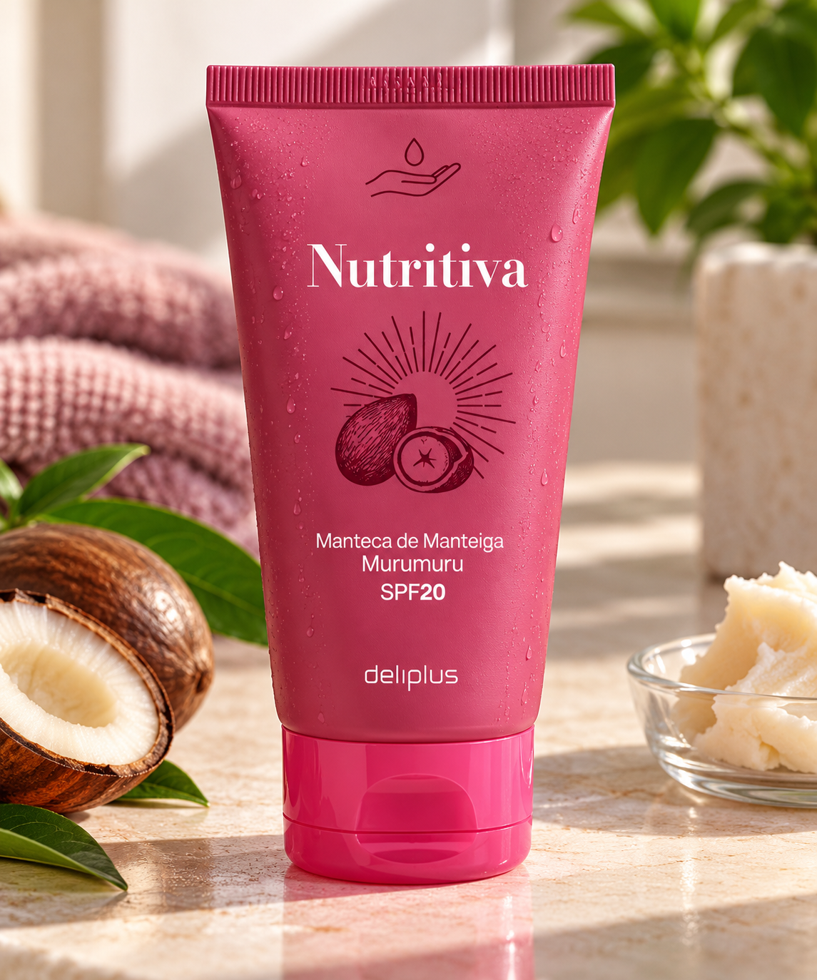 Подхранващ крем за ръце Murumuru Deliplus SPF 20 | Опаковка 75 мл