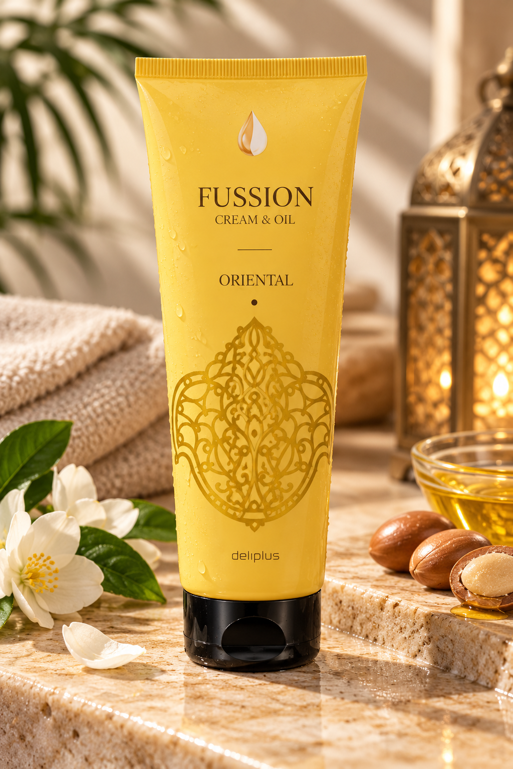 Crema corpo all'olio Fussion Oriental Deliplus | Flacone 250 ml