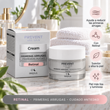 Retinal gezichtscrème eerste rimpels Prevent Age Skin Deliplus normale en gemengde huid | Pot 50 ml