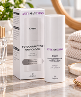 Krem do twarzy fotokorygujący ujednolicający przeciw przebarwieniom Deliplus SPF 50 do każdego typu skóry | Butelka 50 ml

