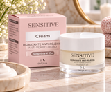 Deliplus Sensitive Vitamina K Ox hydraterende anti-roodheid gezichtscrème voor de gevoelige en reactieve huid | Pot 50 ml