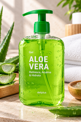 Deliplus Aloe Vera Körpergel | 400 ml Flasche