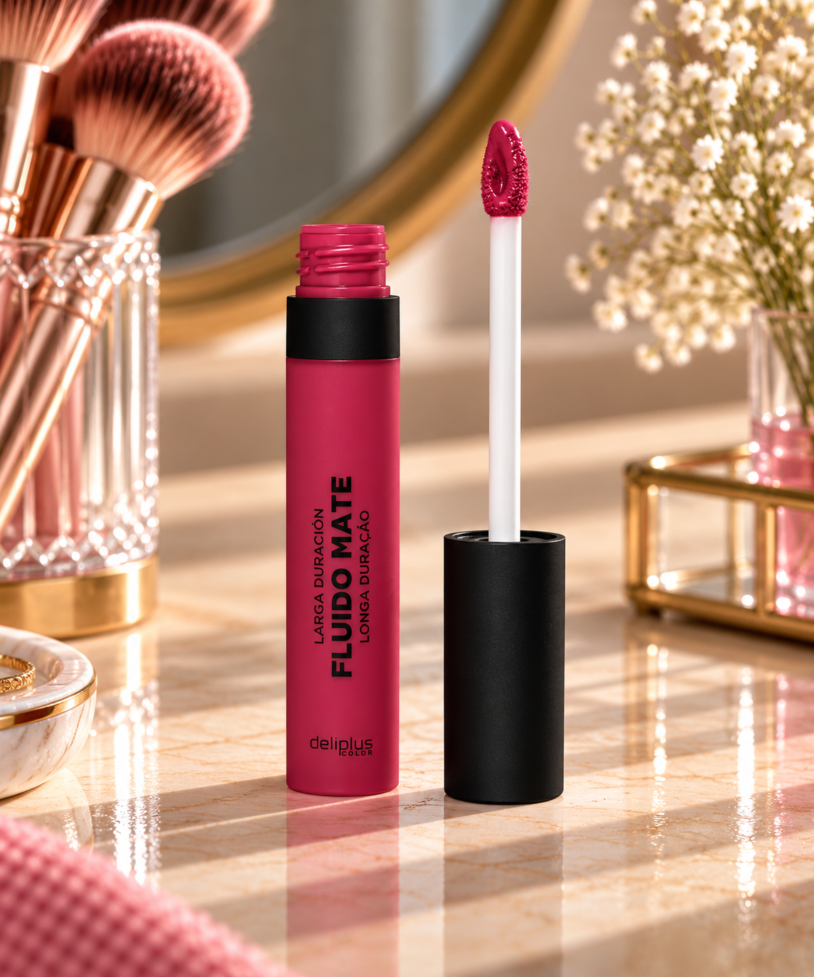Rossetto liquido opaco a lunga durata Deliplus | 5,5 ml