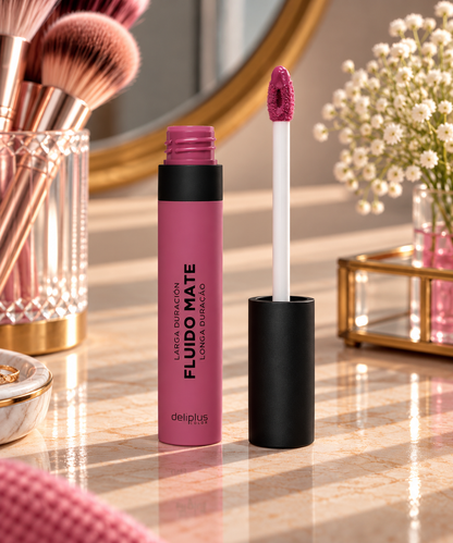 Rossetto liquido opaco a lunga durata Deliplus | 5,5 ml