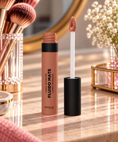Rossetto liquido opaco a lunga durata Deliplus | 5,5 ml