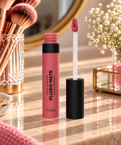 Rossetto liquido opaco a lunga durata Deliplus | 5,5 ml