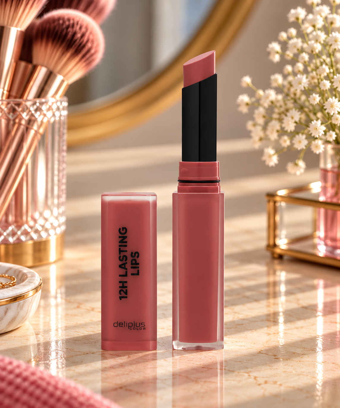 Rossetto opaco 12h Lasting Lips Deliplus | Stick