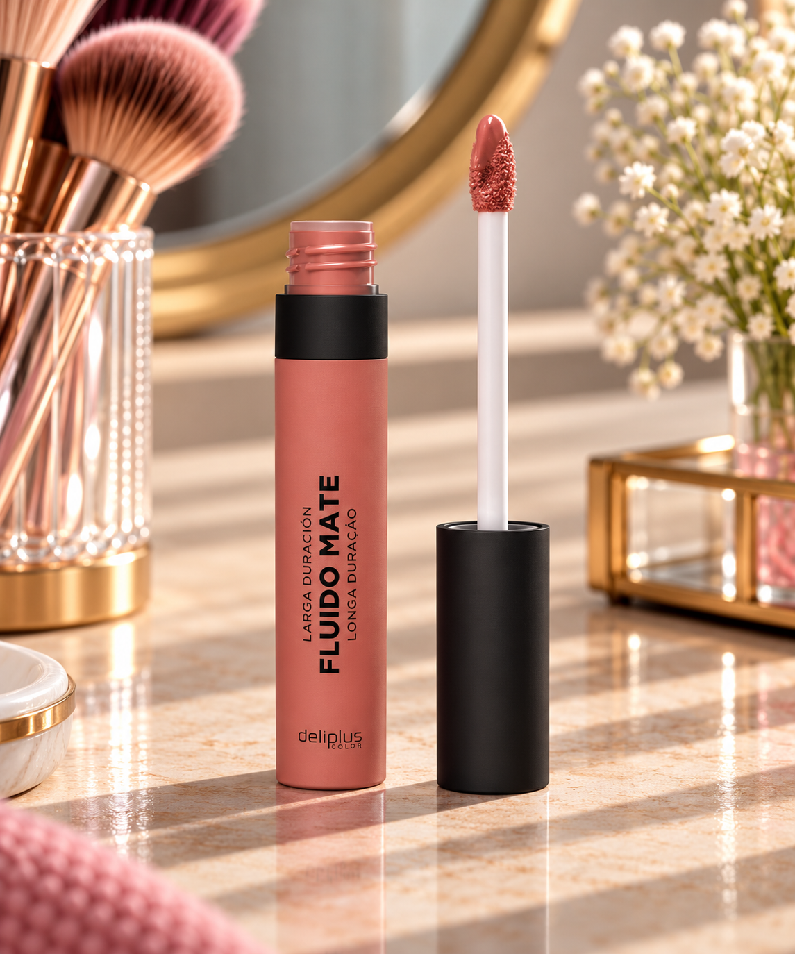 Rossetto liquido opaco a lunga durata Deliplus | 5,5 ml