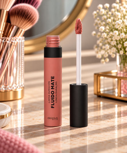 Rossetto liquido opaco a lunga durata Deliplus | 5,5 ml