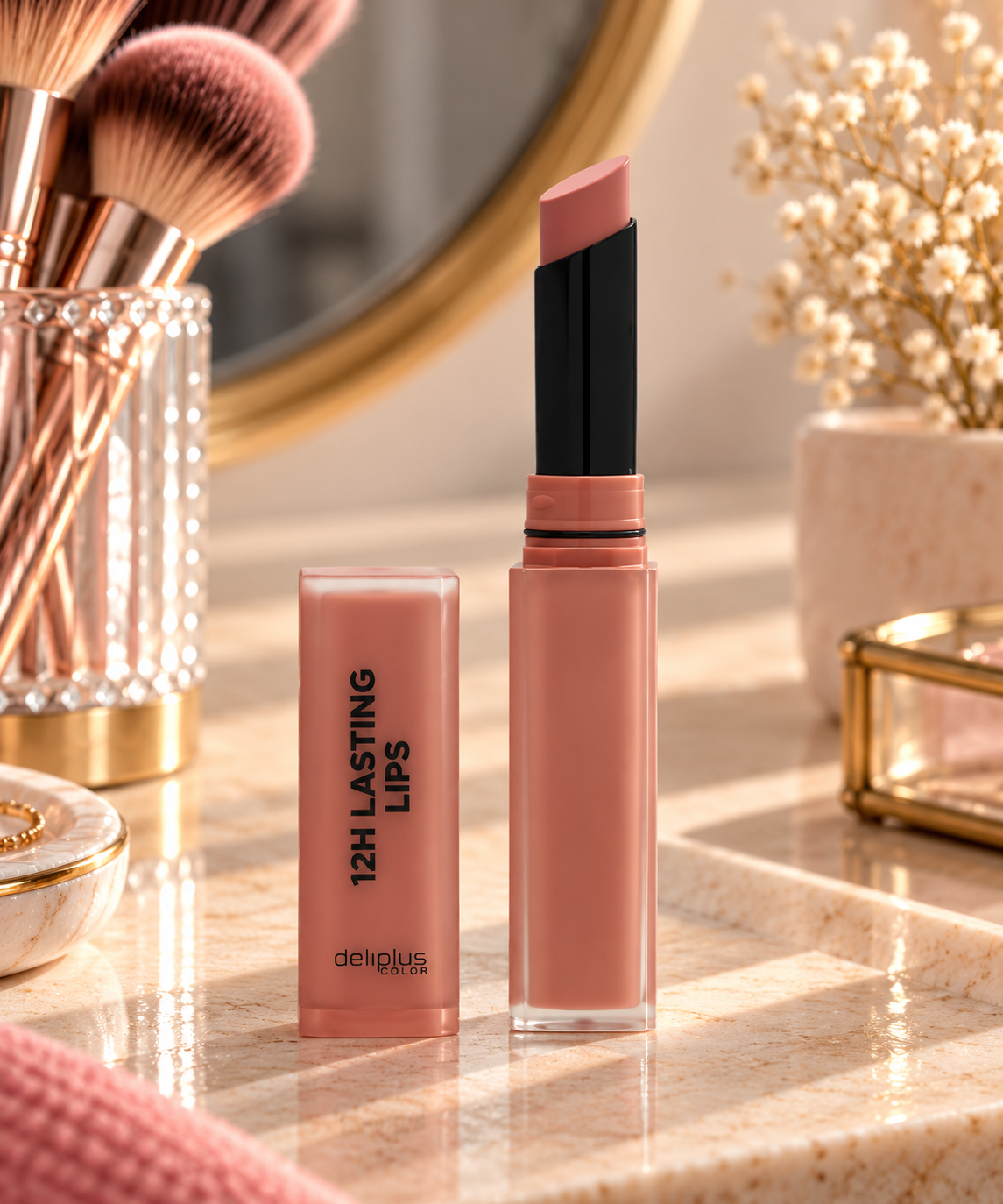 Rossetto opaco 12h Lasting Lips Deliplus | Stick