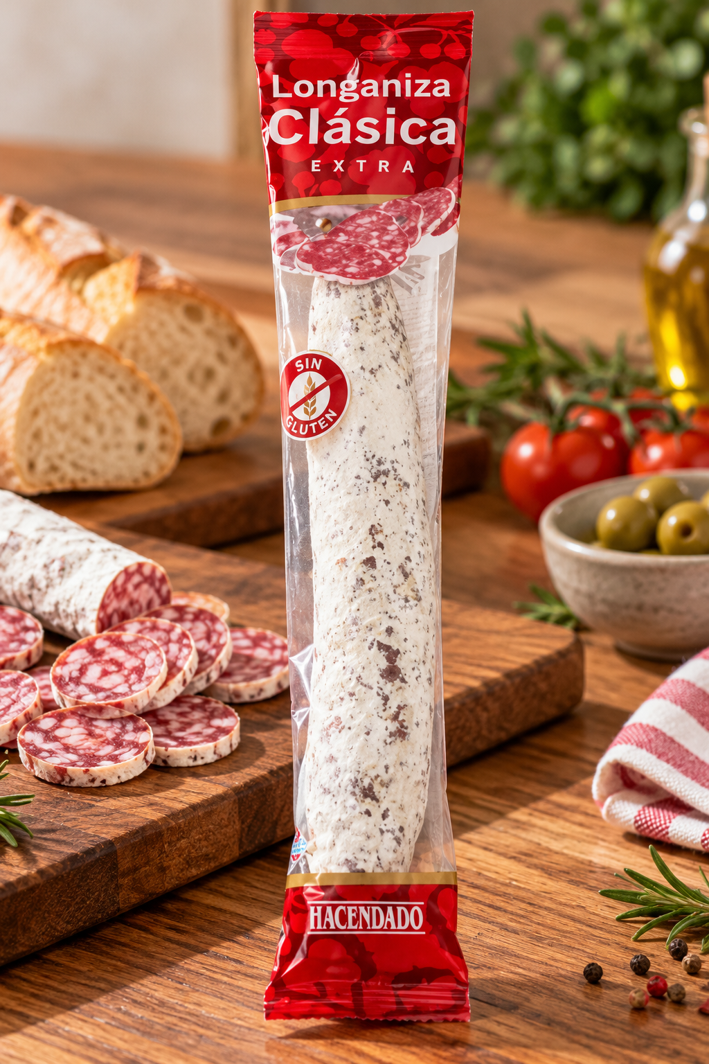 Longaniza clásica extra Hacendado Pieza 280 Gramos aprox.