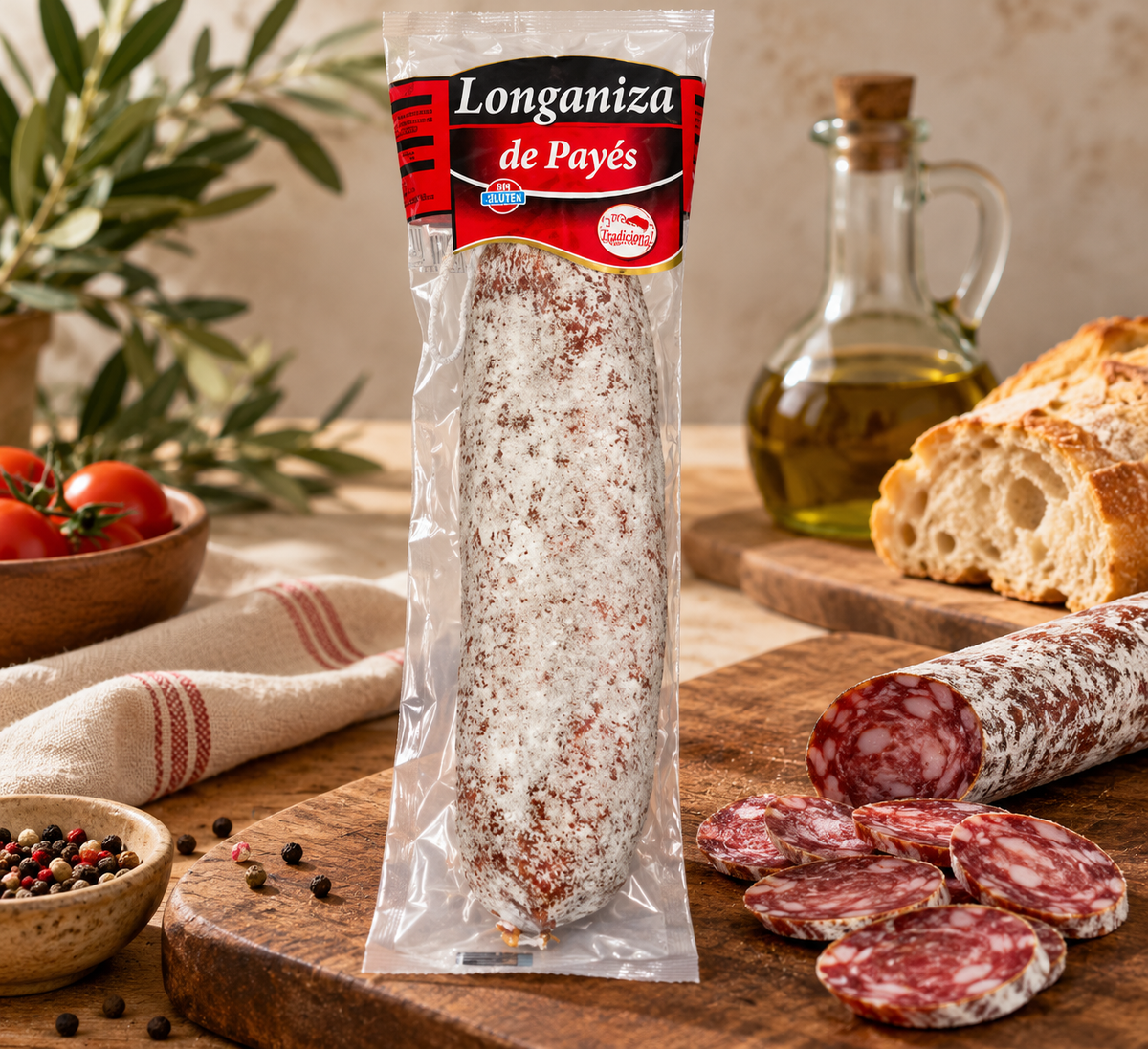 Longaniza de payés extra Hacendado | Pezzo da 280 grammi circa