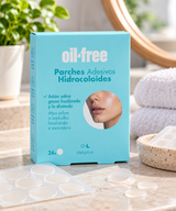 Parches faciales Hidrocoloides Oil Free Deliplus | Caja 24 unidades