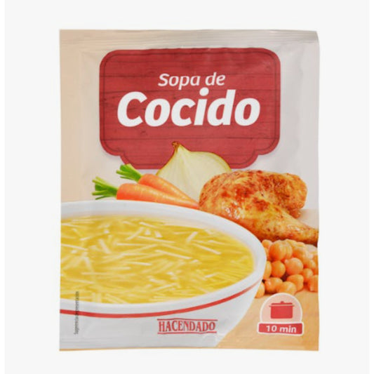 Sopa de cocido Hacendado | Sobre 72 Gramos