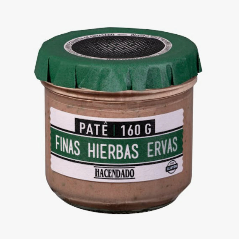 Paté de cerdo con finas hierbas Hacendado Tarro 160 Gramos
