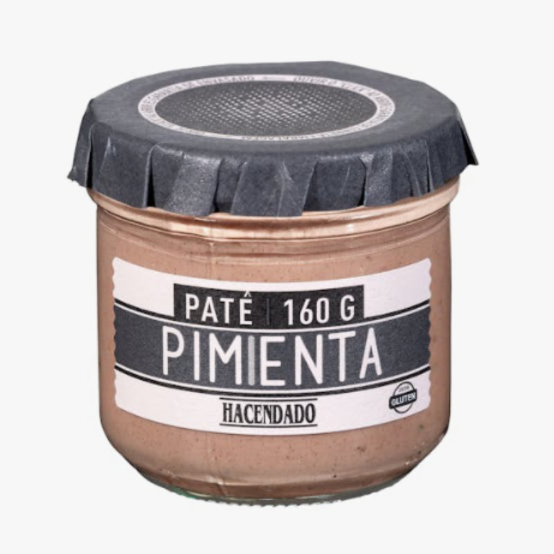 Paté de cerdo con pimienta Hacendado | Tarro 160 Gramos