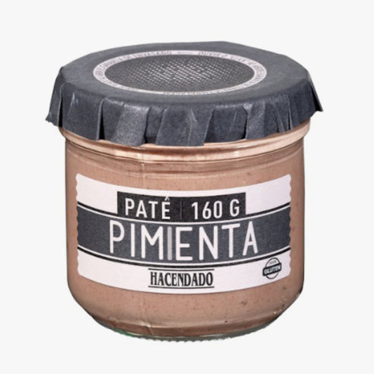 Paté de cerdo con pimienta Hacendado | Tarro 160 Gramos