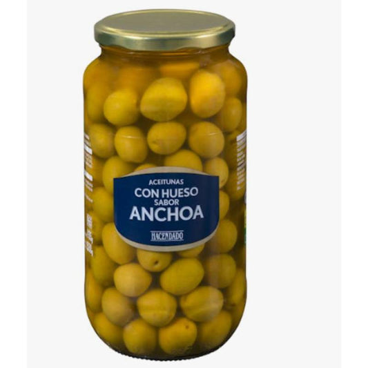 Aceitunas manzanilla sabor anchoa Hacendado