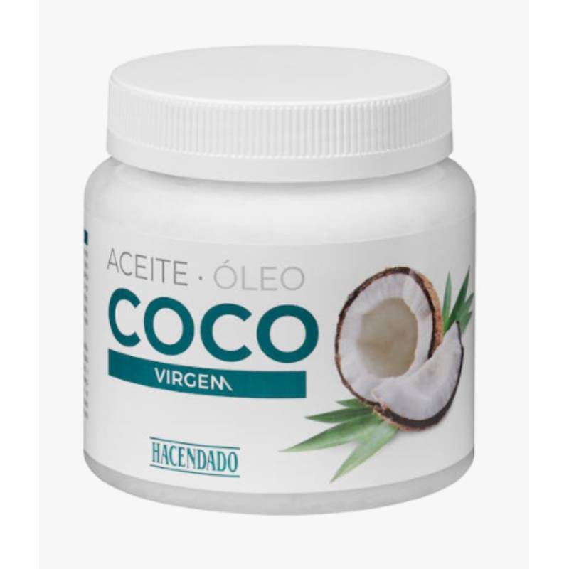 Aceite de coco virgen Hacendado | Bote 450 Mililitros