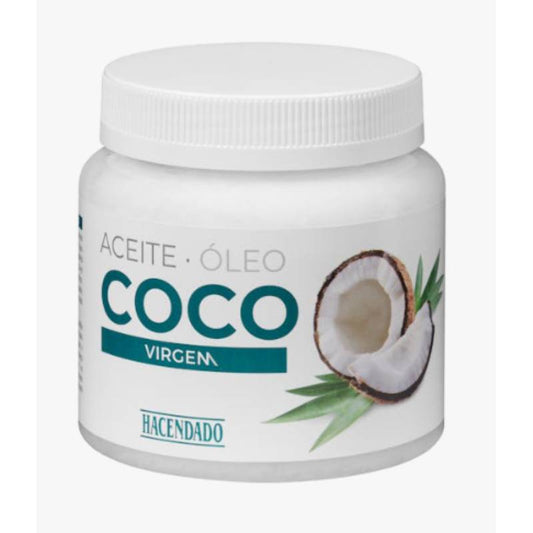 Aceite de coco virgen Hacendado | Bote 450 Mililitros