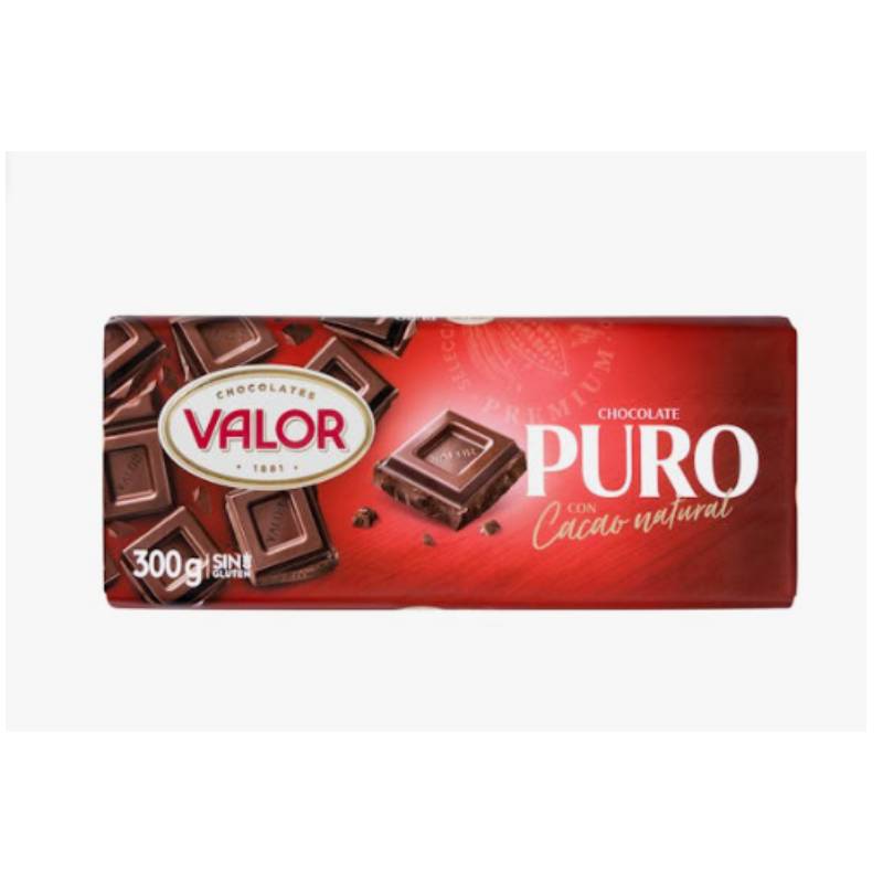 Chocolate puro Valor | Tableta 300 Gramos