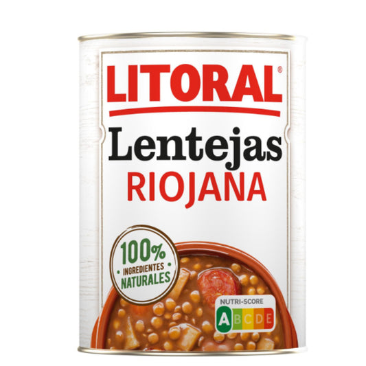 Soczewica po riojansku Litoral bez glutenu 425 g 
