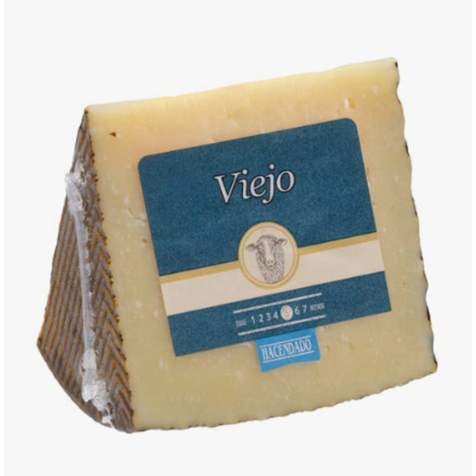 Queso viejo de oveja Hacendado Pieza 310 Gramos aprox.