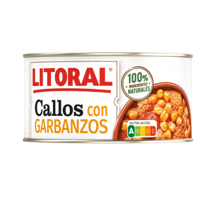 Callos con garbanzos Litoral sin gluten 370 g | 100% ingredientes naturales