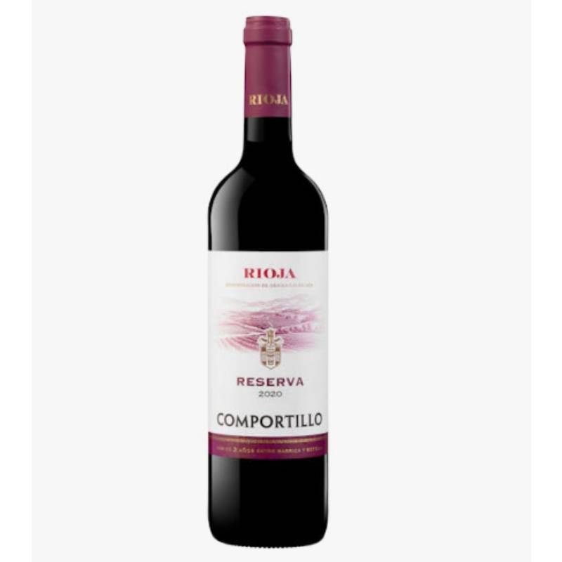 Vino tinto reserva Comportillo DO Rioja | Botella 750 Mililitros