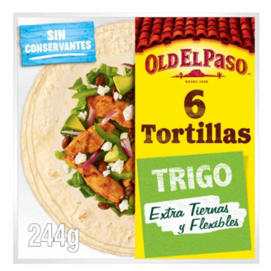 Tortillas de trigo Old El Paso 244 g.