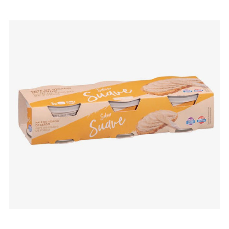 Hacendado varkenspaté zachte smaak | 3 blikjes x 100 gram