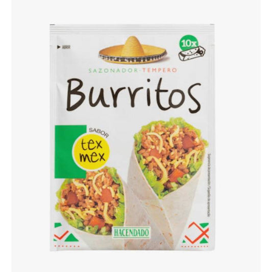 Sazonador para burritos Hacendado | Sobre 40 Gramos