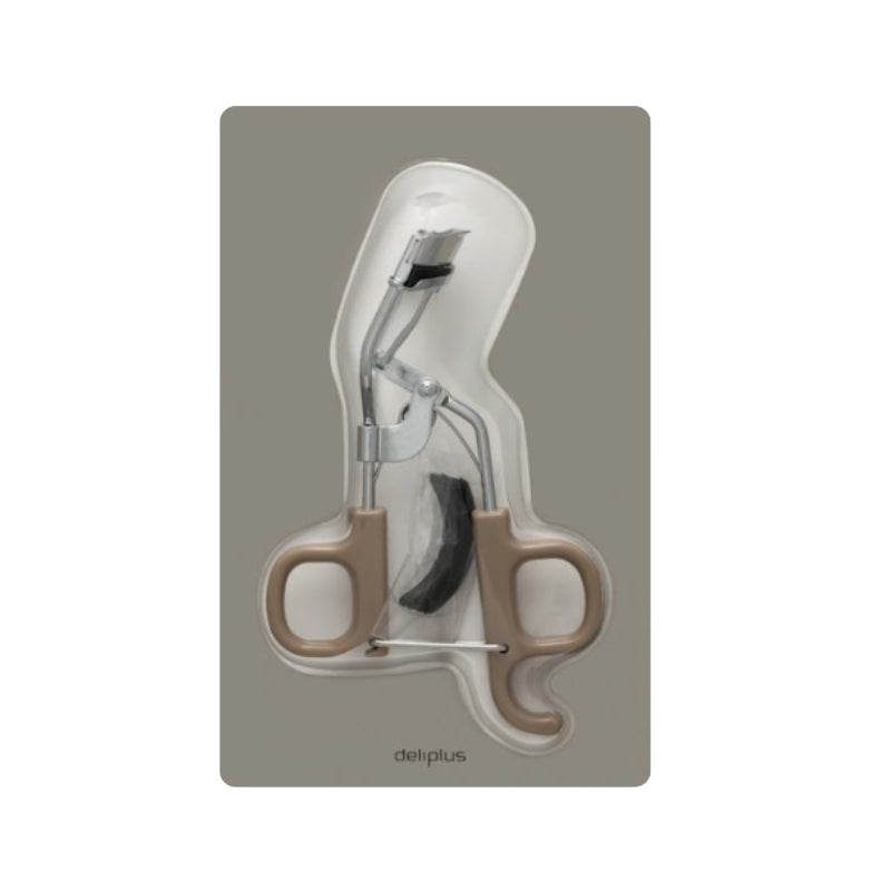 Deliplus eyelash curler includes 2 pads | 1 unit